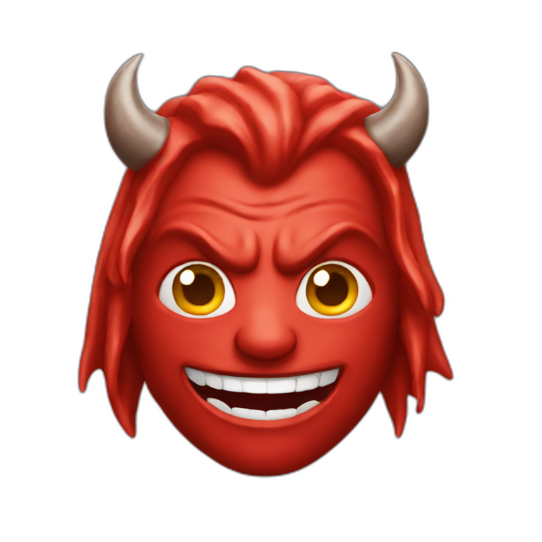 Red devil emoji