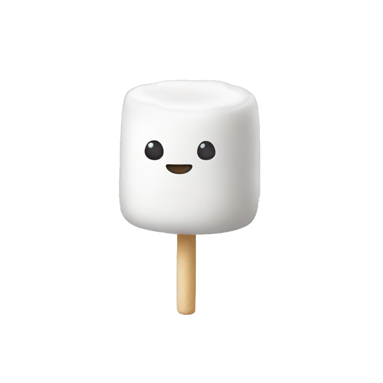 white blank marshmallow emoji