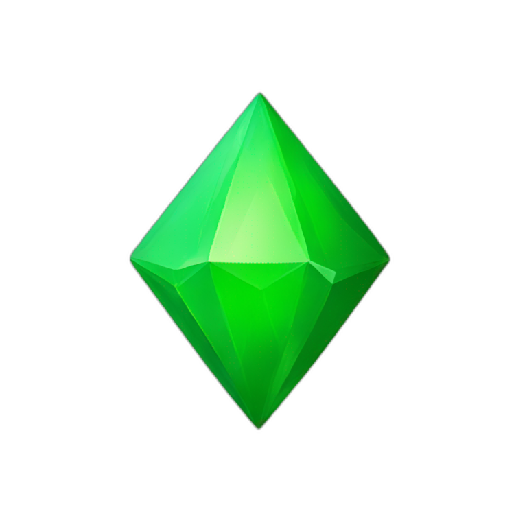 Plumbob-Green-Sims emoji