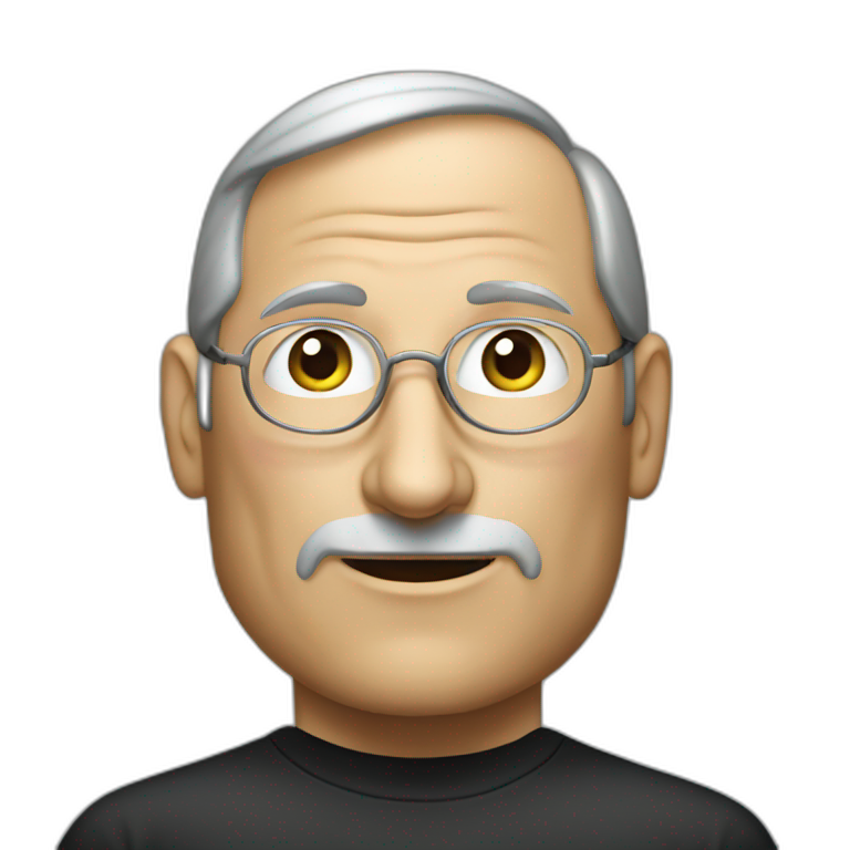 Steve Jobs iphone emoji