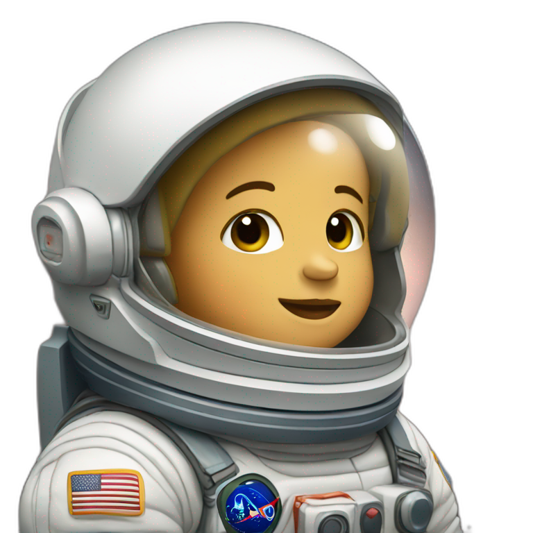 Bebé astronauta emoji