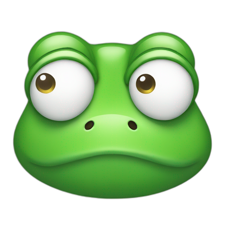 sad-disappointed-frog emoji