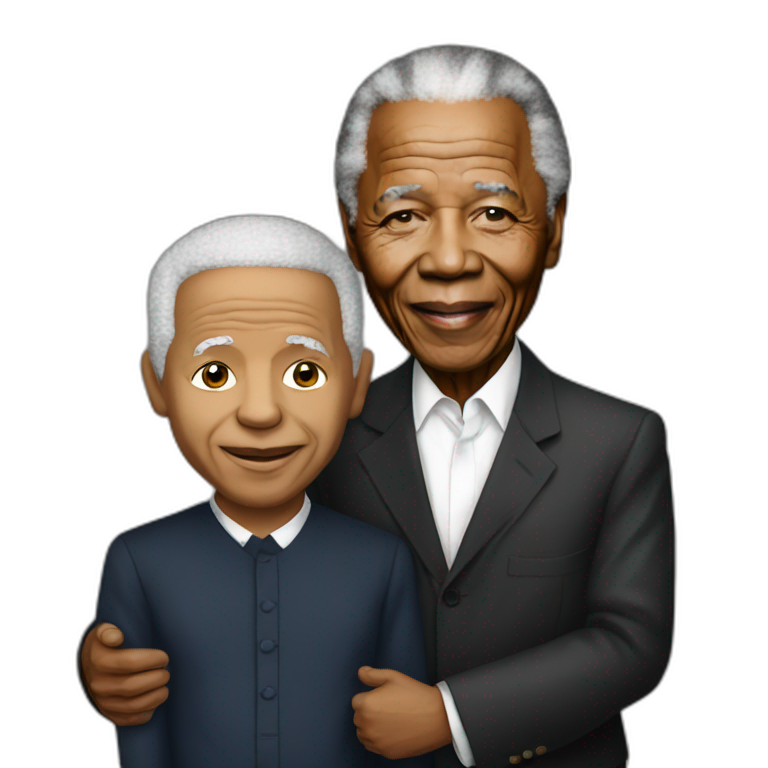 Zemmour avec nelson Mandela  emoji