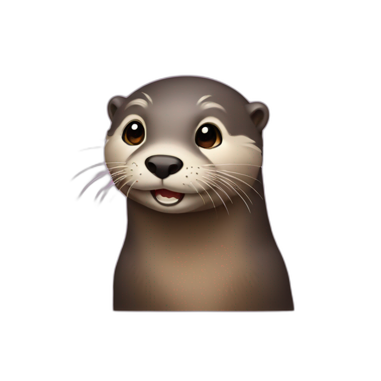 Very Gay otter emoji