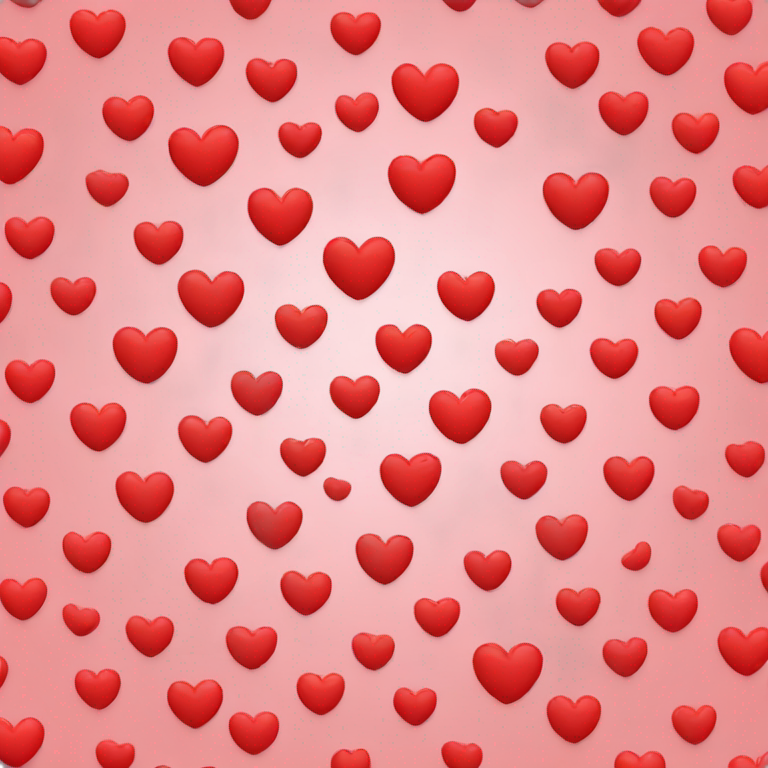 Half red heart emoji