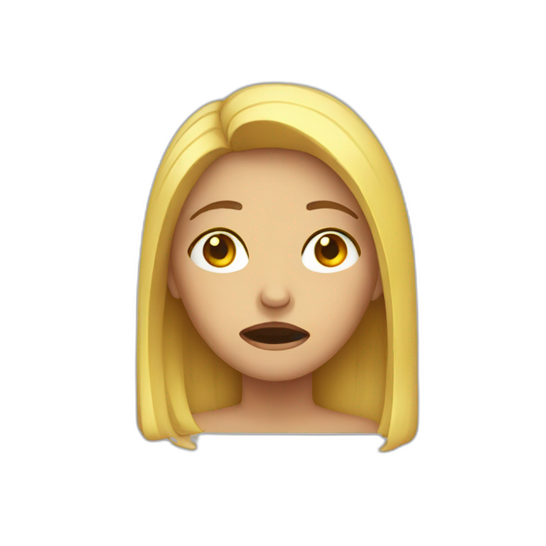 woman crying emoji