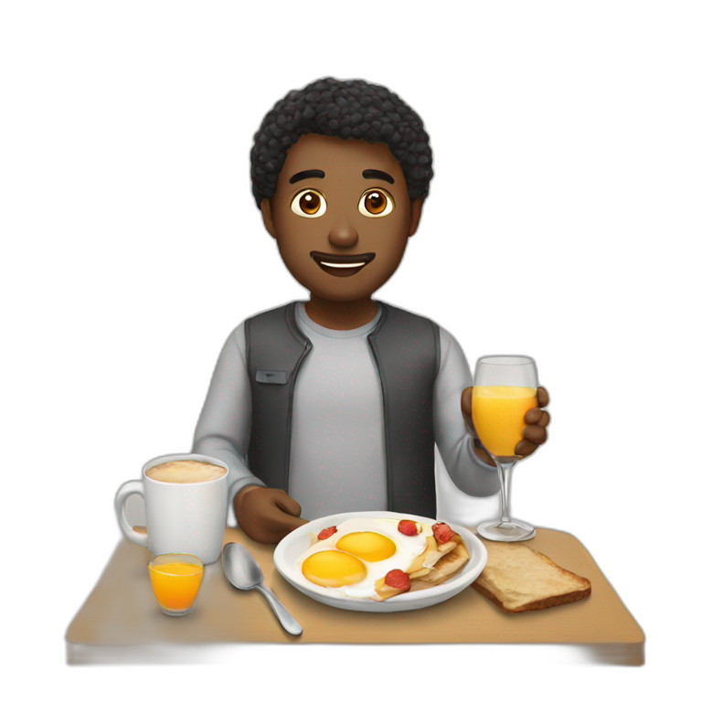 have breakfast emoji