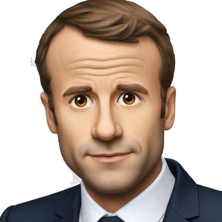 Macron d’une emoji