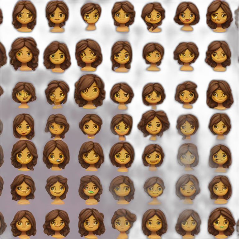 princes arab brown hair jewerlery emoji