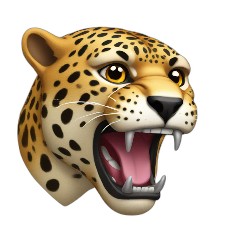 the angry jaguar emoji