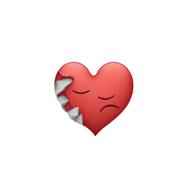 broke heart  emoji
