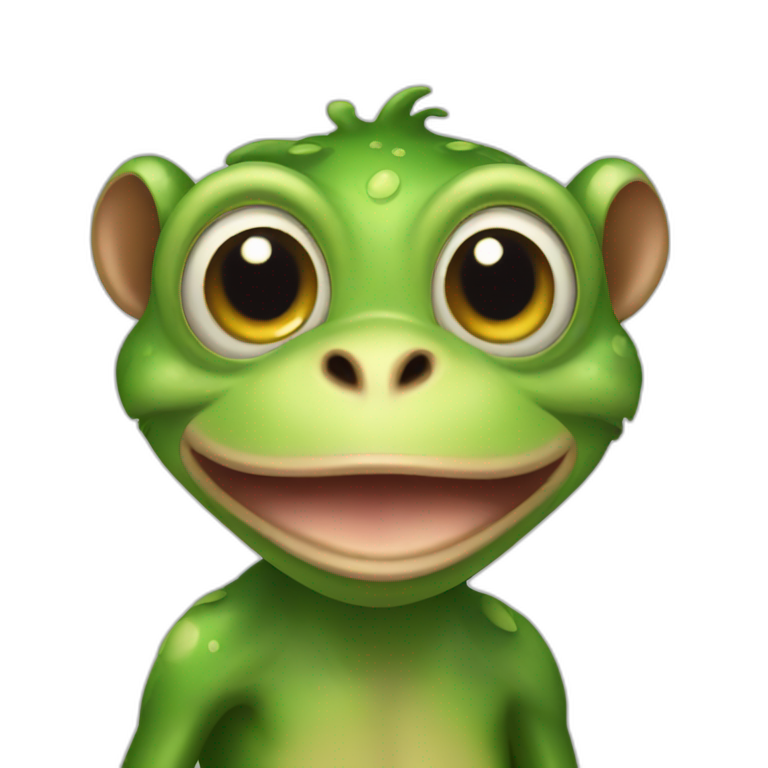 pepo frog monkey emoji