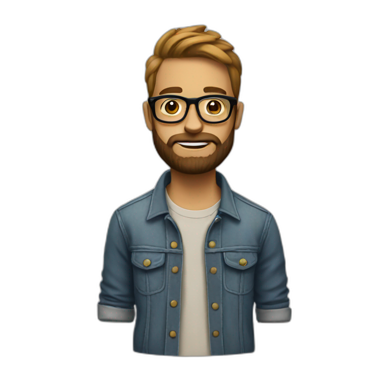 Hipster emoji