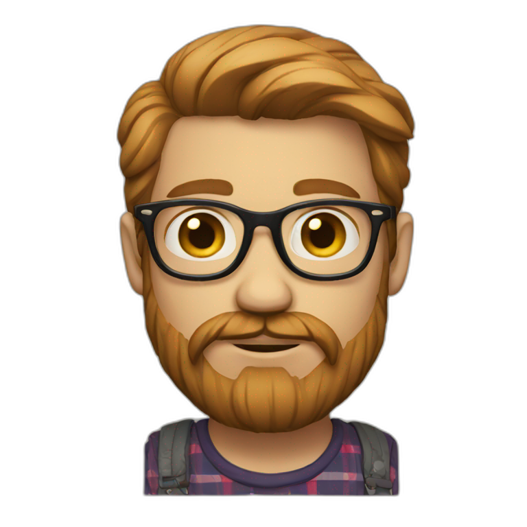 hipster emoji