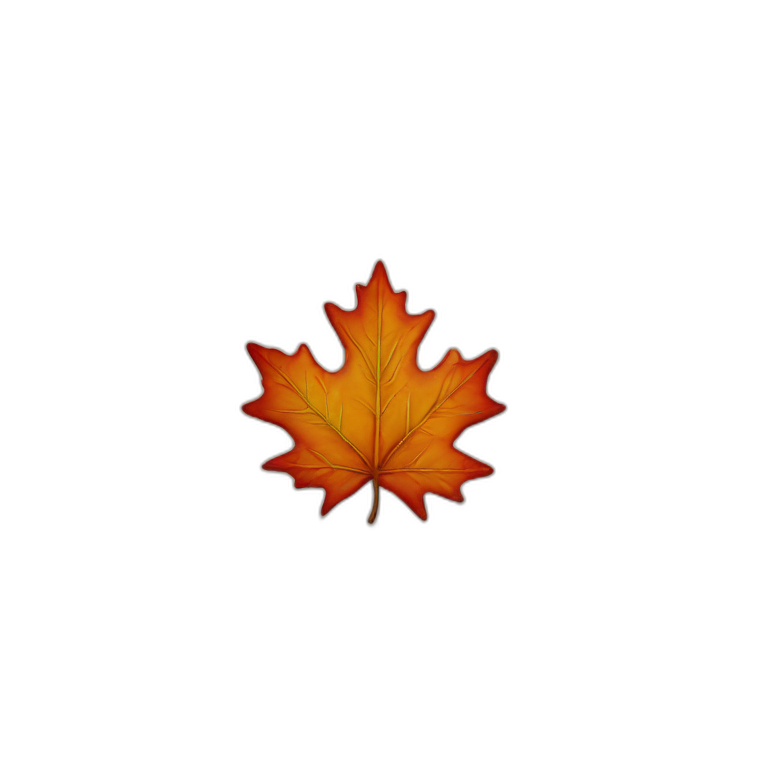 maple leaf dope emoji