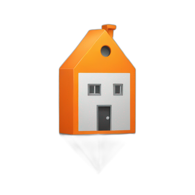 location pin orange emoji