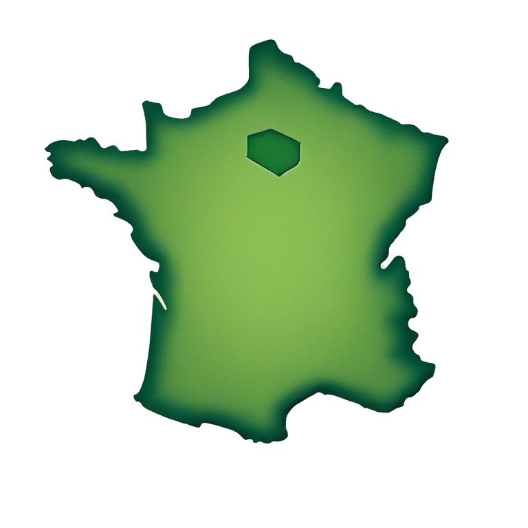 Map of France emoji