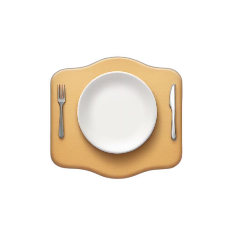 Dinning app logo  emoji