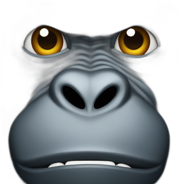 gorilla face emoji