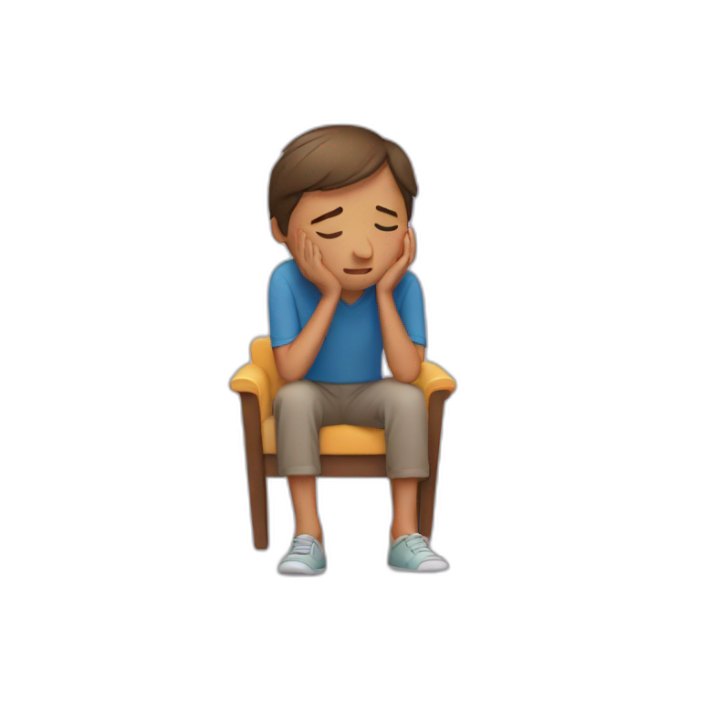 exhausted parent emoji