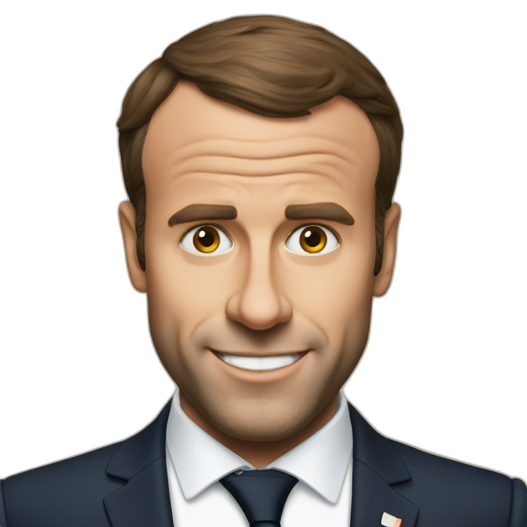 Macron twerk emoji
