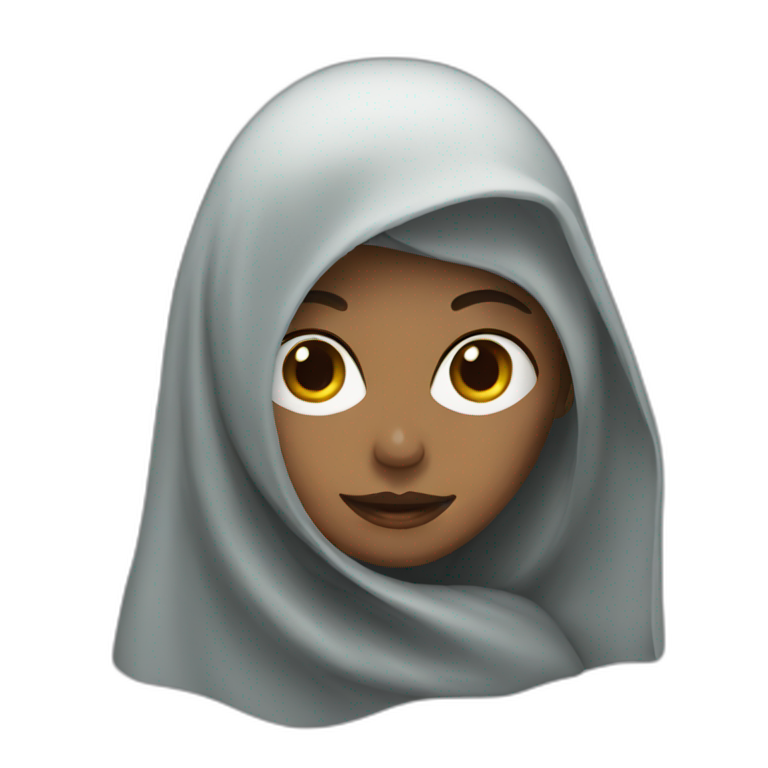 A veiled woman emoji