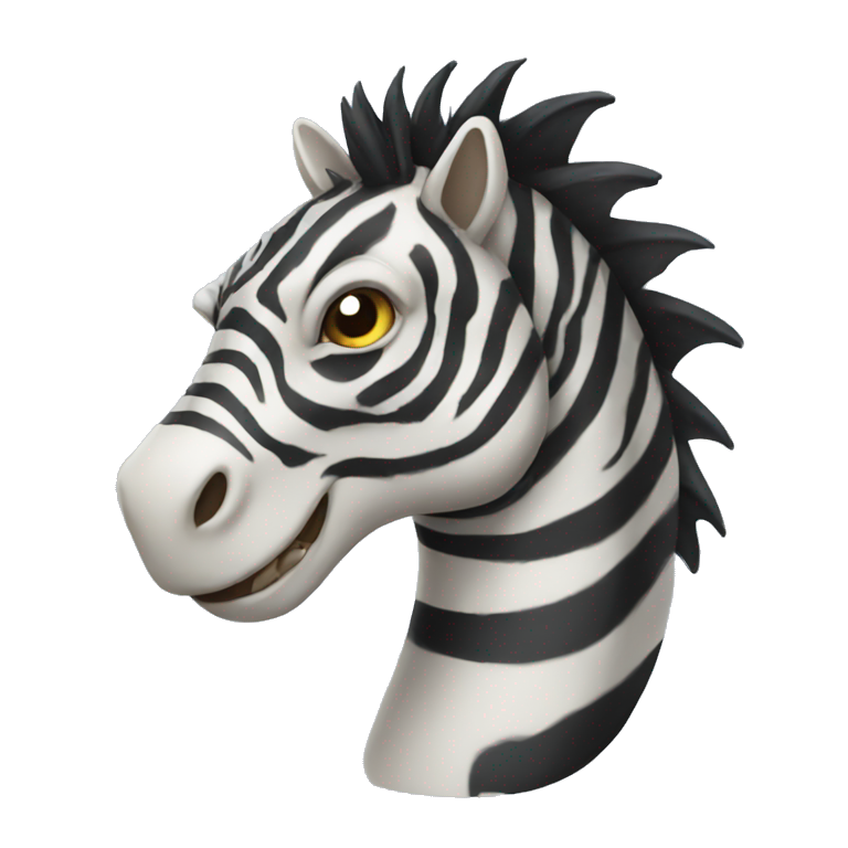 half zebra half dragon emoji