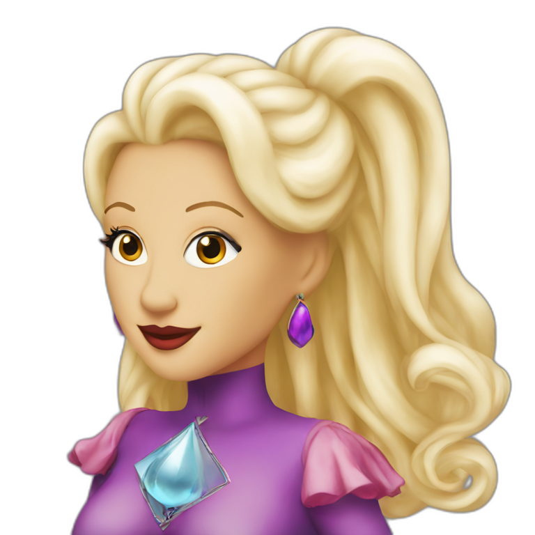 christina aguilera with a genie emoji