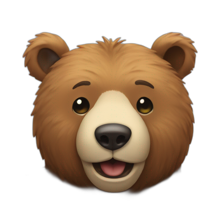 bear peace sign emoji
