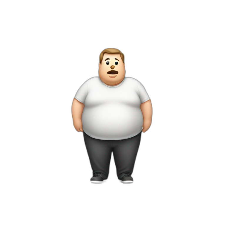 obese man emoji
