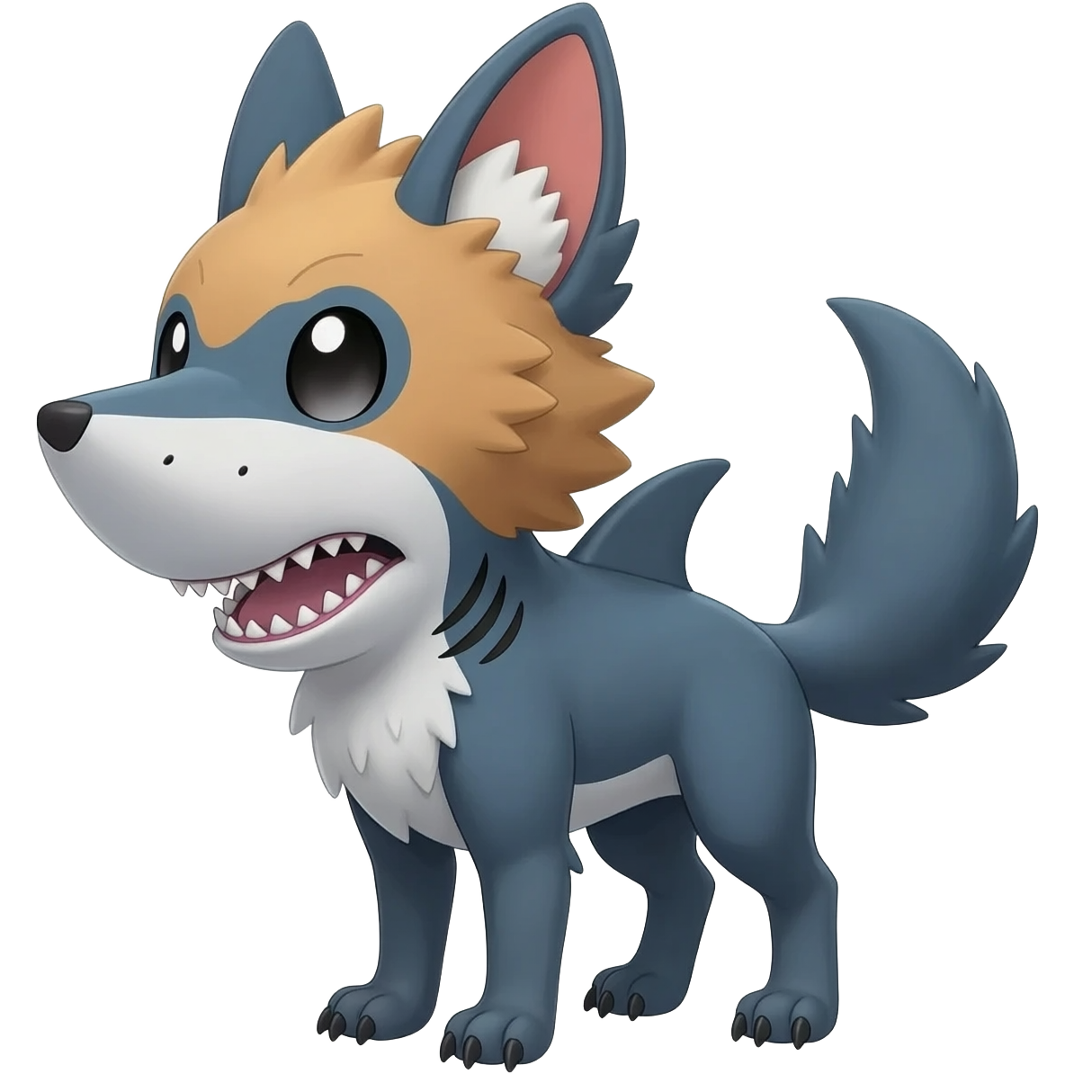 Cool 4-legged digitigrade edgy furry cute realistic Landhai-Shark ...
