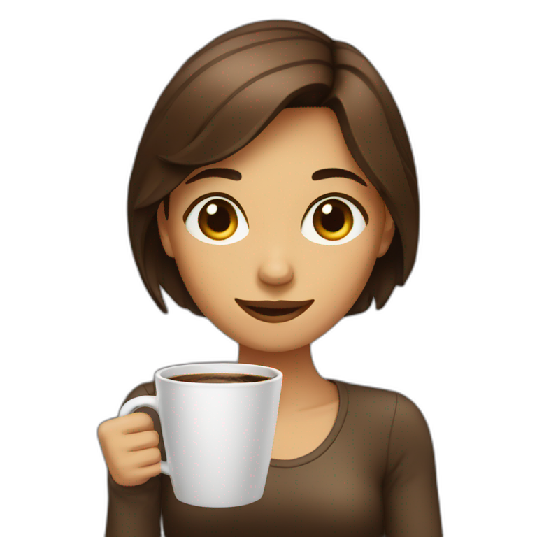 coffee-girl emoji