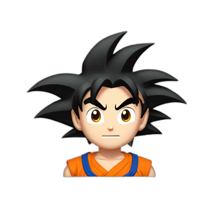 Goku face emoji
