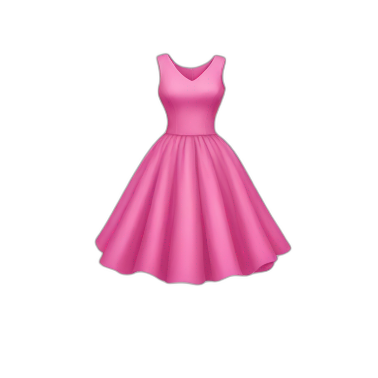 pink dress emoji