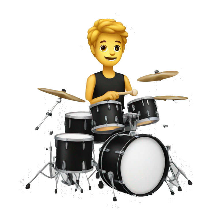 playing drums emoji
