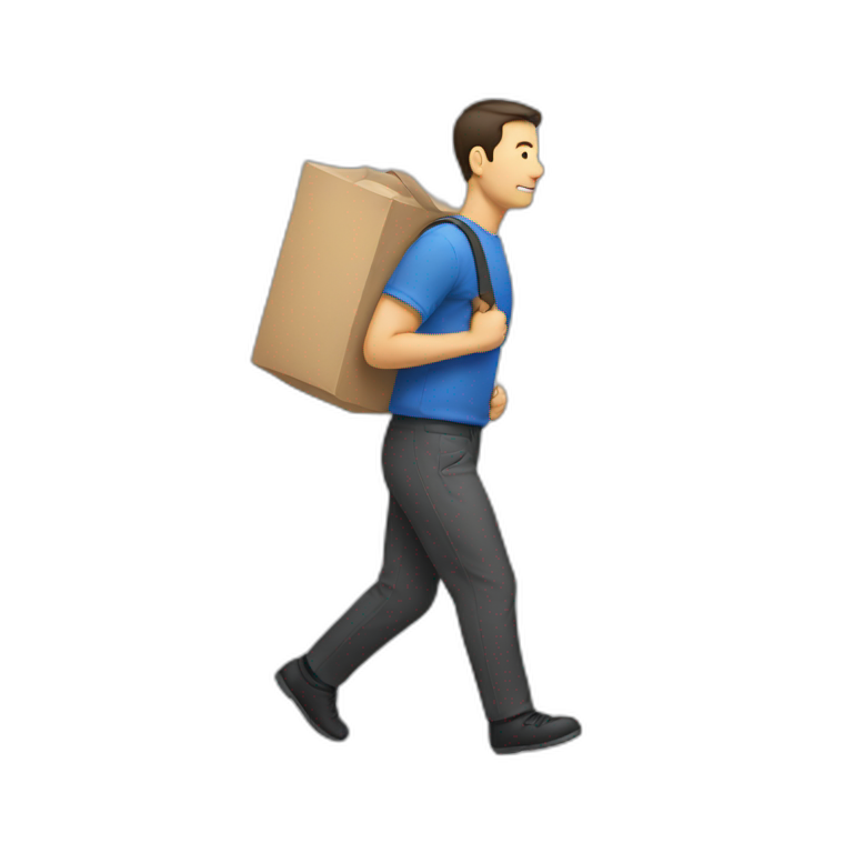Carrying man emoji