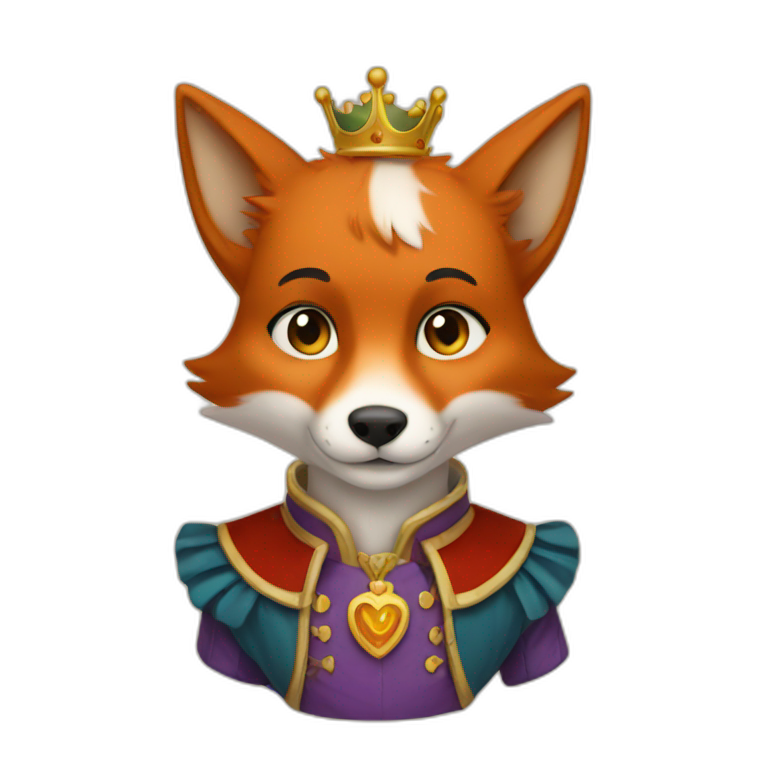 Princes fox emoji