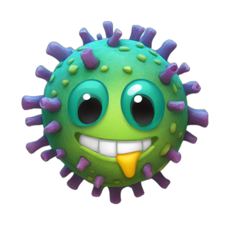 Corona Virus als tier emoji