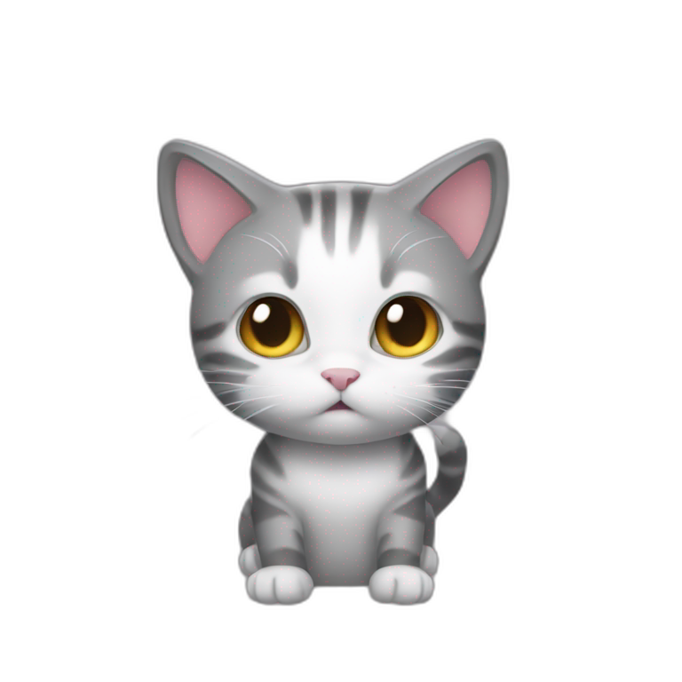 kitty shrug emoji