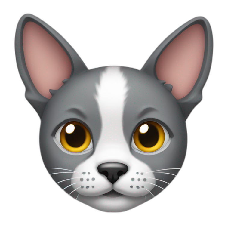 cat with dog ears emoji