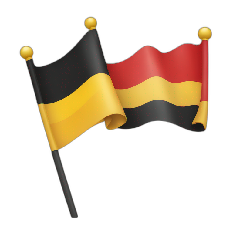 drapeau espagnol et allemand emoji