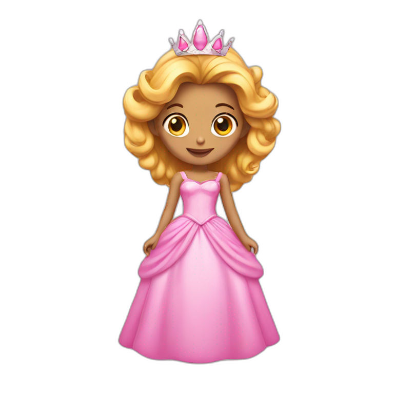 Pink princess  emoji