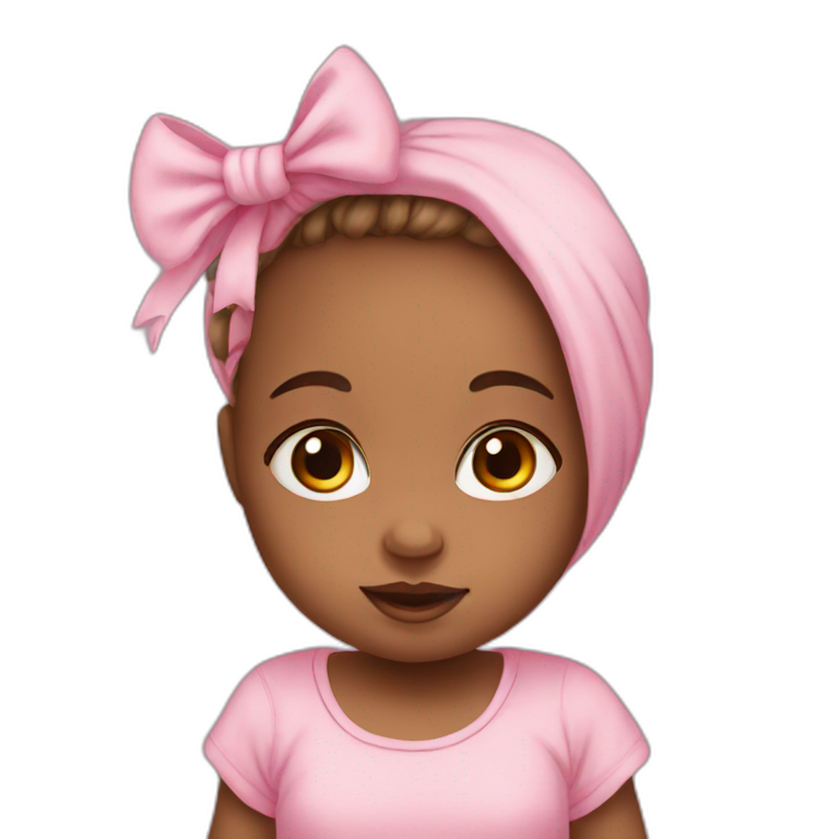Baby girl emoji
