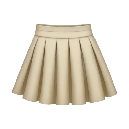 Mini skirt emoji best sale