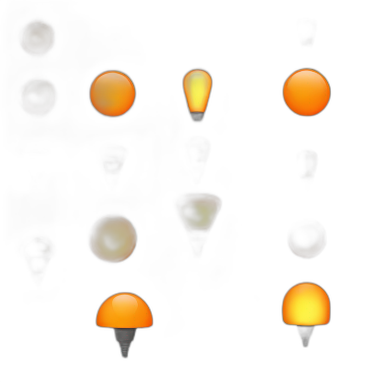 orange alarm light emoji