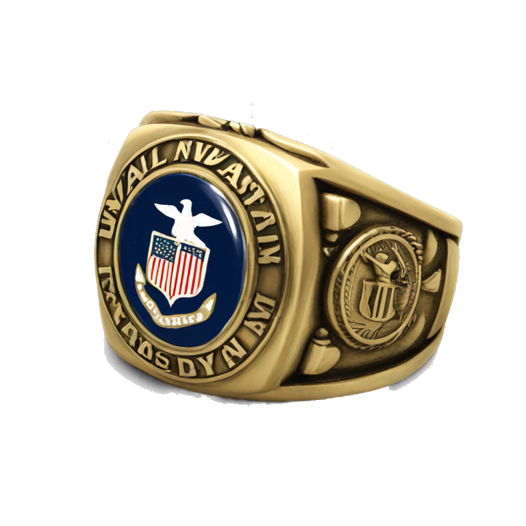 United States naval academy ring emoji