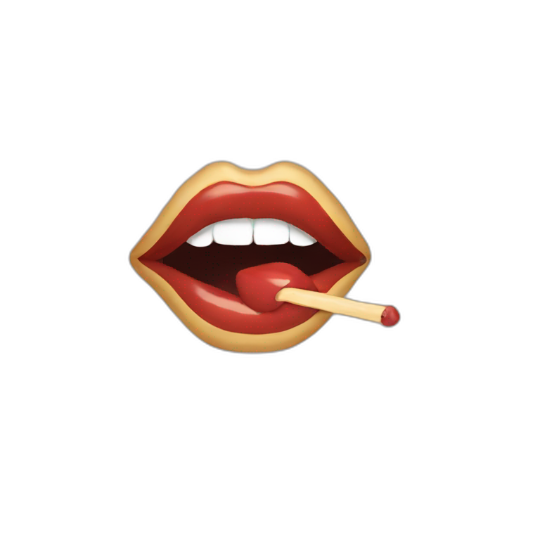 Tina turner lips emoji
