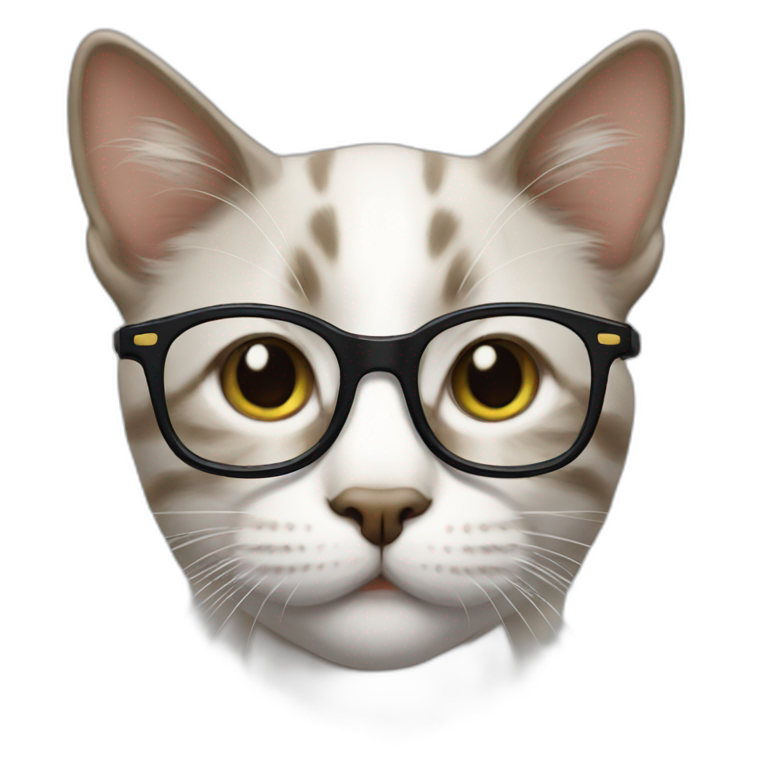 cat with glasses emoji