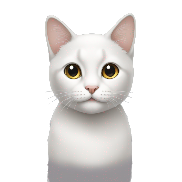 White brunette boygrey cat emoji