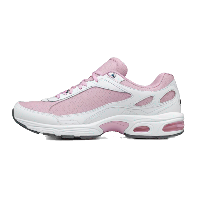 pink shoes on white background emoji